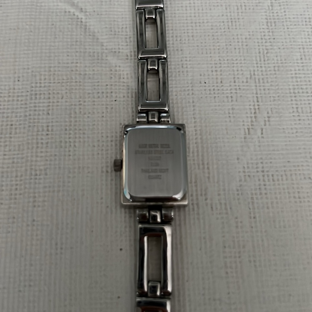 Ak Anne Klein Women’s Small Rectangular Silver Br… - image 5